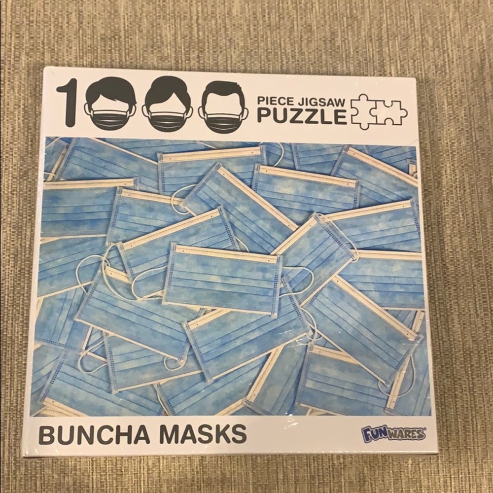 Buncha masks 1000 piece puzzle